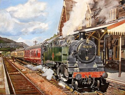 Esplendor estándar de Kevin Guild of Railway Artist Parrish